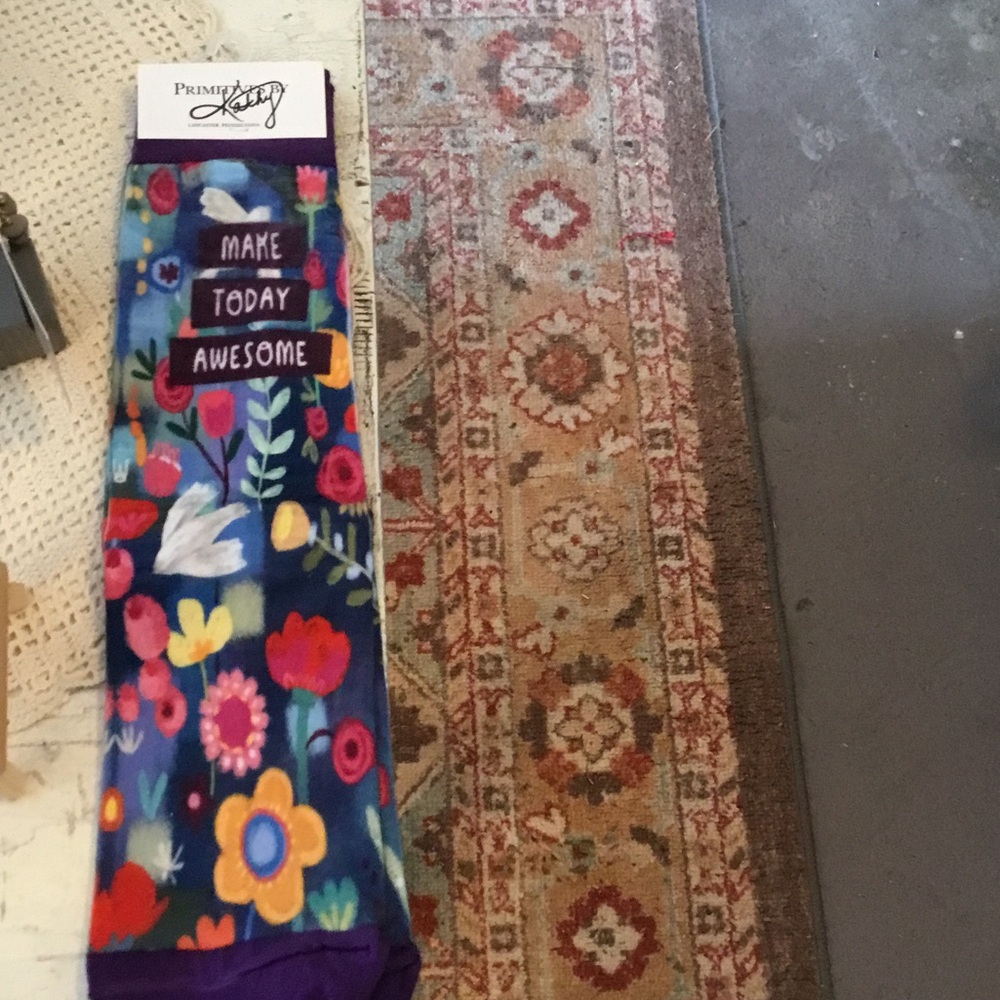 Primitives by Kathy Vibrant Floral Socks